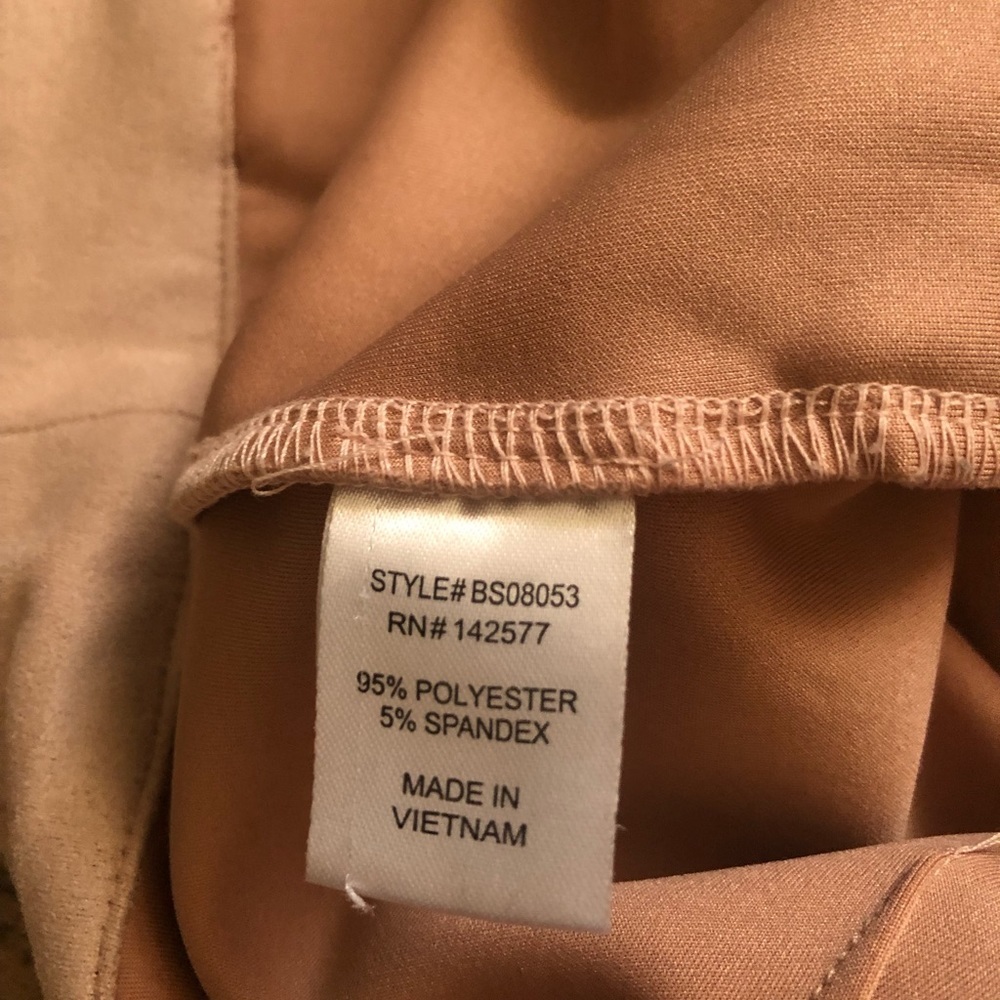 Suede Zip Up Skirt - Picture 6 of 6